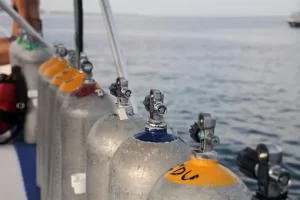 botellas de submarinismo