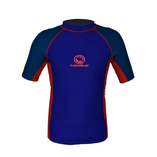 Lycra UV Manga Corta Hombre Celeste Talla M