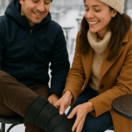 BOTAS DE NIEVE CON VELCRO