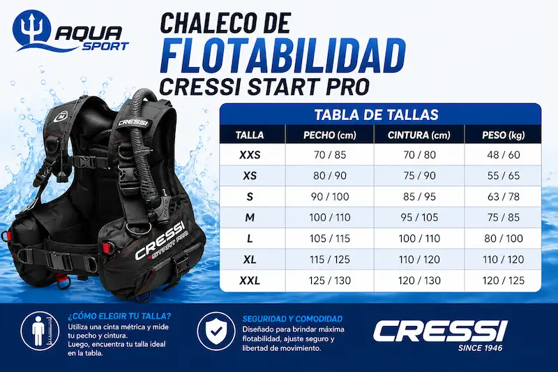 Chaleco Cressi Start Pro
