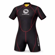 lido negro front Traje De Surf Corto Adulto Cabosub