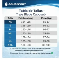 Traje Surf Cabosub Modelo Blade 4/3mm