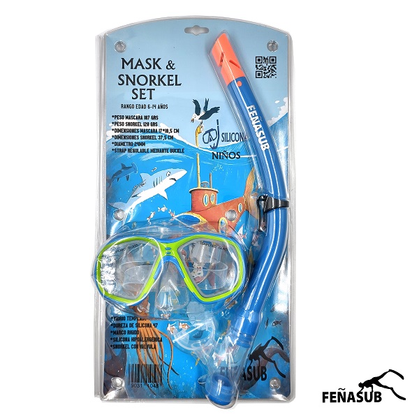 Set Niños Mascara y snorkel Feñasub
