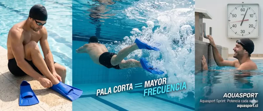 ALETAS NATACION AQUASPORT SPRINT