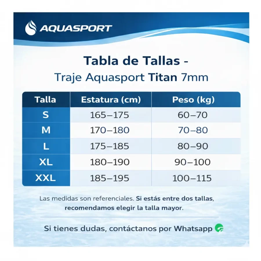 Traje de Buceo Aquasport Titan 7mm