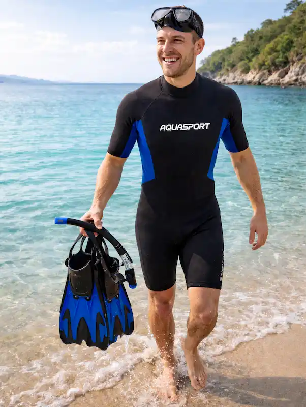 Pack Snorkeling Caribe Aquasport | Traje, Máscara, Snorkel y Aletas