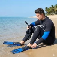 Pack Snorkeling Aquasport Wave con traje, máscara y aletas