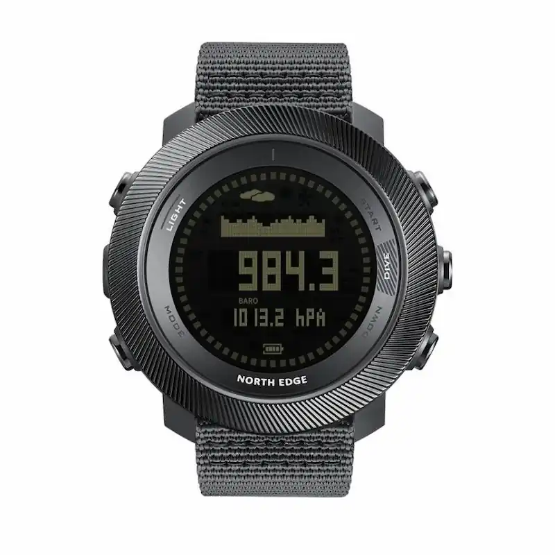 Reloj Táctico Buceo Aquasport North Edge Apache-D Recargable