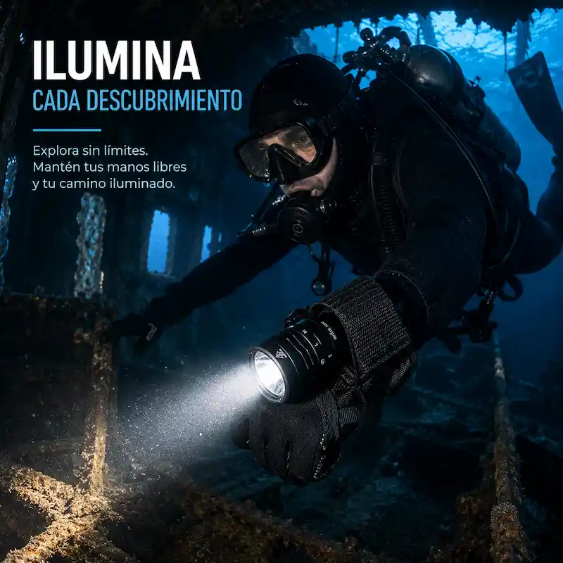 Muñequera Aquasport para Linternas de Buceo