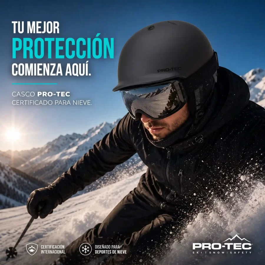 Casco Nieve Pro-Tec – Certificado y Ultraliviano