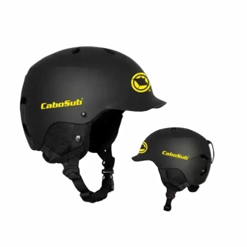 Casco de Nieve Cabosub Negro Mate – Visera