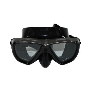 máscara buceo y snorkeling negra High Vision